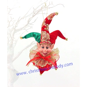 30cm elf decoration ball with long nose