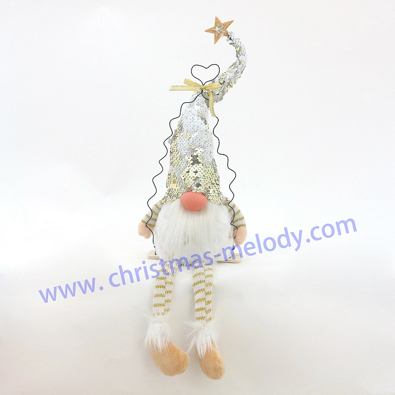 55cm  Golden swing with light big nose Elf