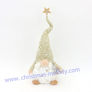 50cm  Golden fairy with feet and lights and big nose