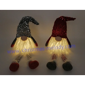 35cm  Soft sitting posture wizard with big nose and light
