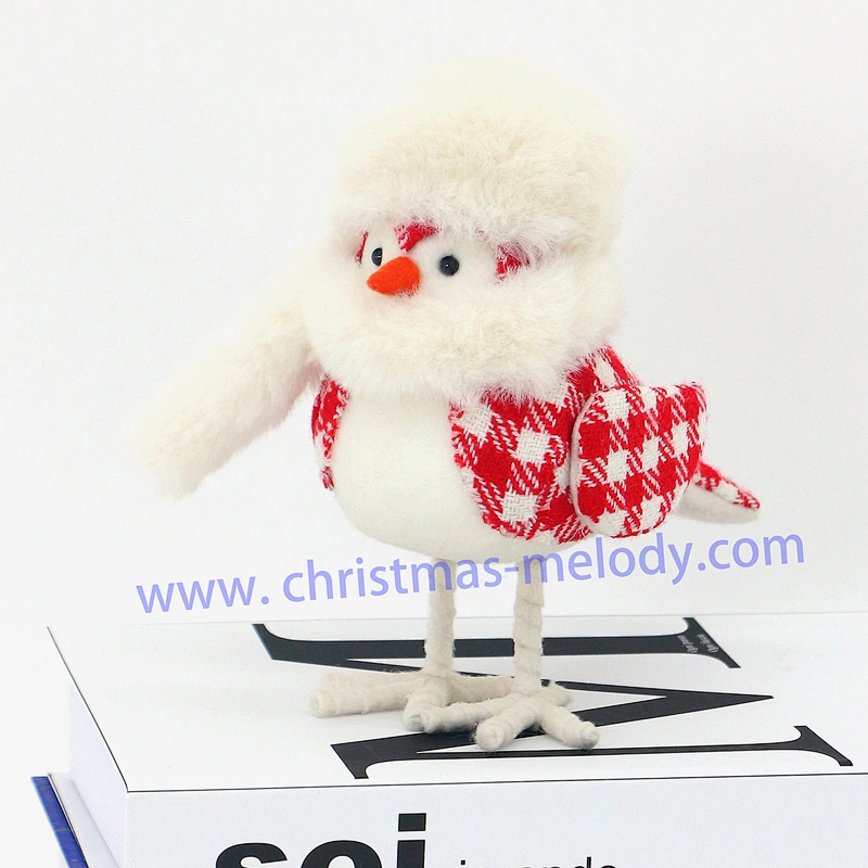 17cm  Bird in white hat