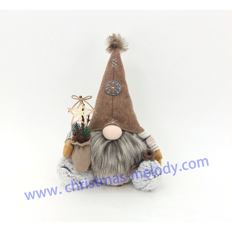 40cm  Coffee elf with feet