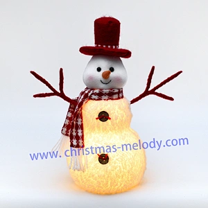 30cm  Snowmen with light and music