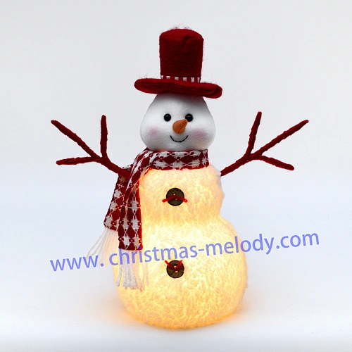30cm  Snowmen with light and music