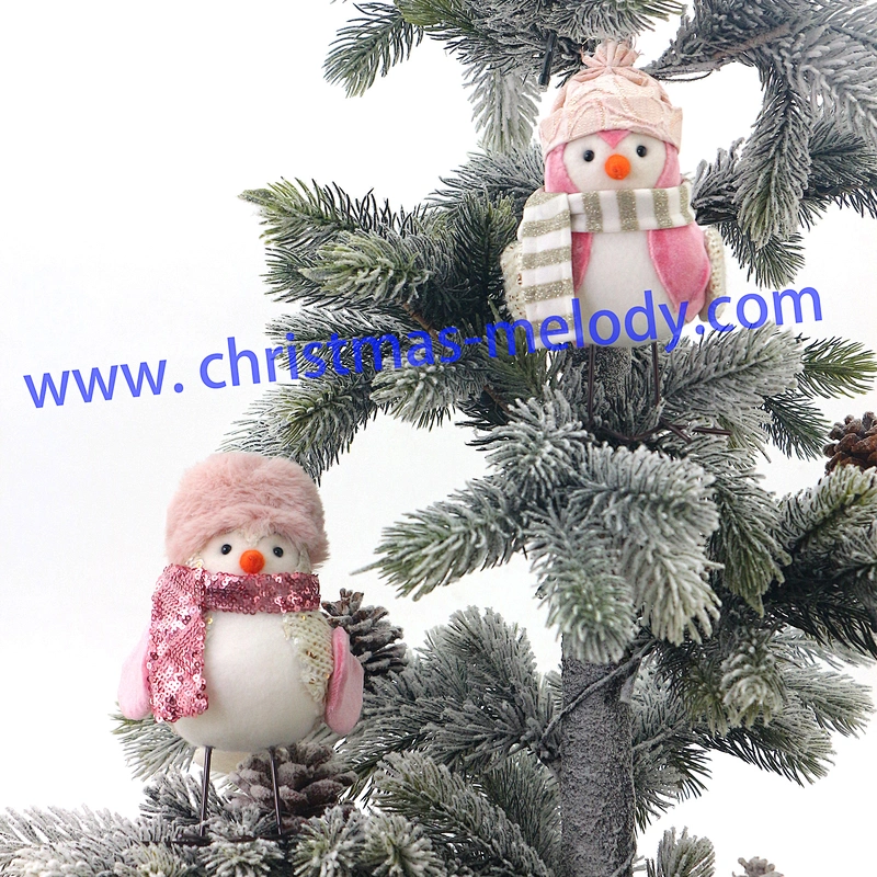 17cm  Pink bird with hat  AB