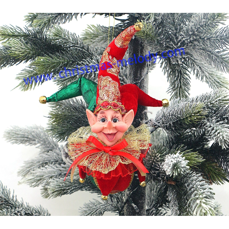30cm elf decoration ball with long nose