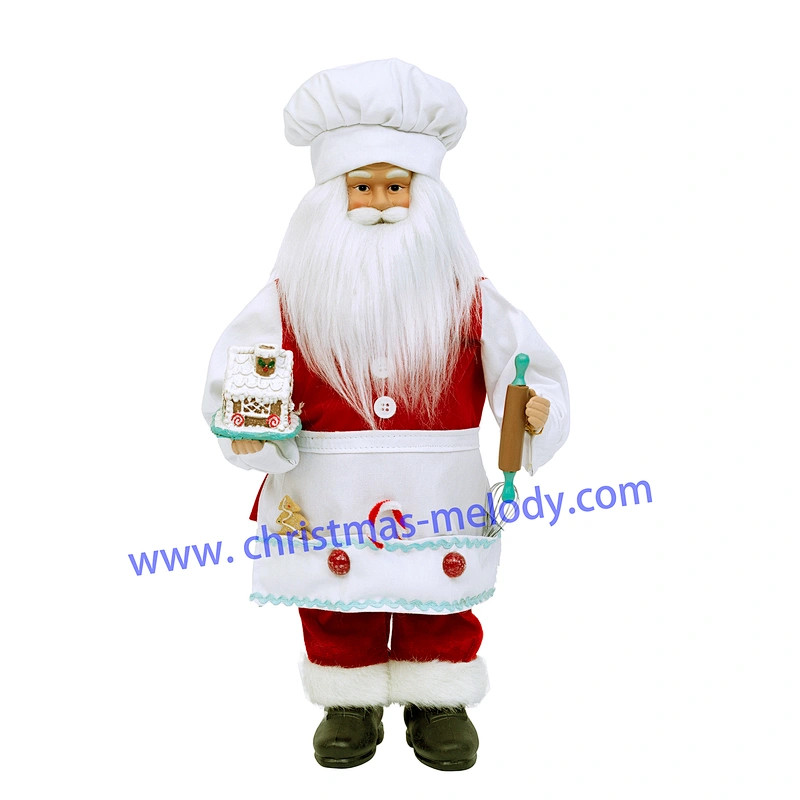 45cm Cooking Santa Claus
