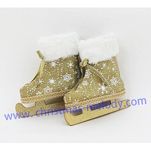 20*20cm Ice skate wreath  ice skate door hanger  ice skate decor