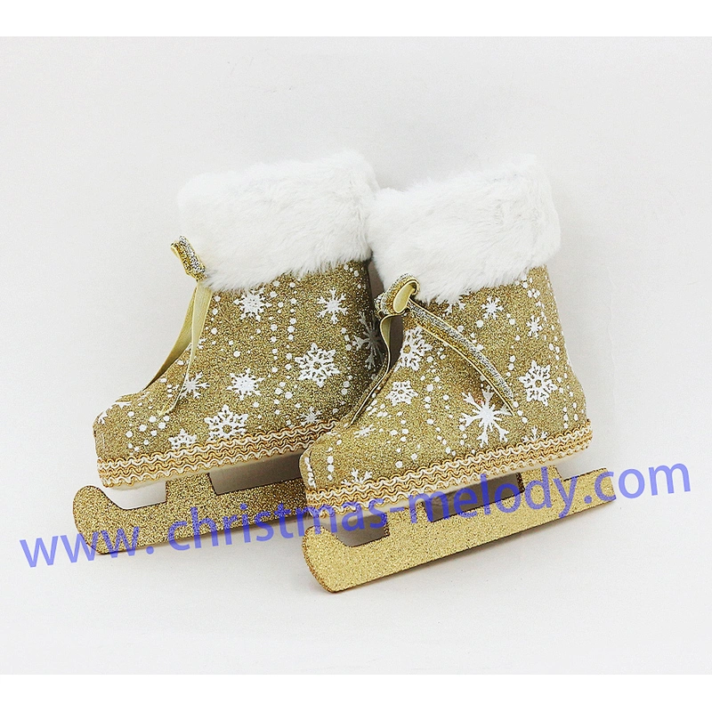 20*20cm Ice skate wreath  ice skate door hanger  ice skate decor