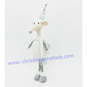 70cm  Silver pointed hat mouse