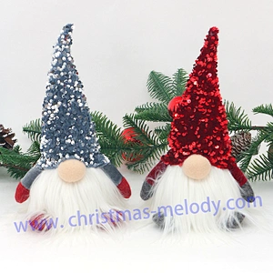 20cm  Big nose fairy with red and gray lights