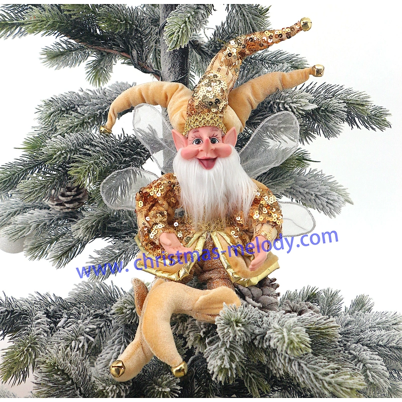 50cm Christmas elves with long nose and wings