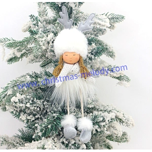 30cm  Christmas girl figure