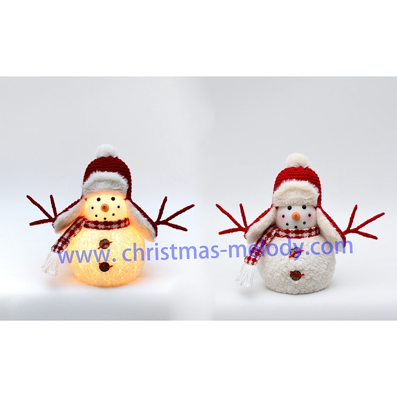 24cm  Snowmen with light