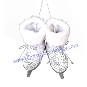 20*20cm Ice skate wreath  ice skate door hanger  ice skate decor