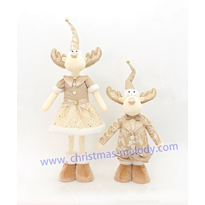 85cm  Suit gold stretch deer