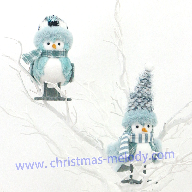 15cm  Blue bird with hat  AB