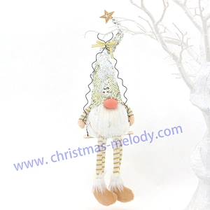 55cm  Golden swing with light big nose Elf