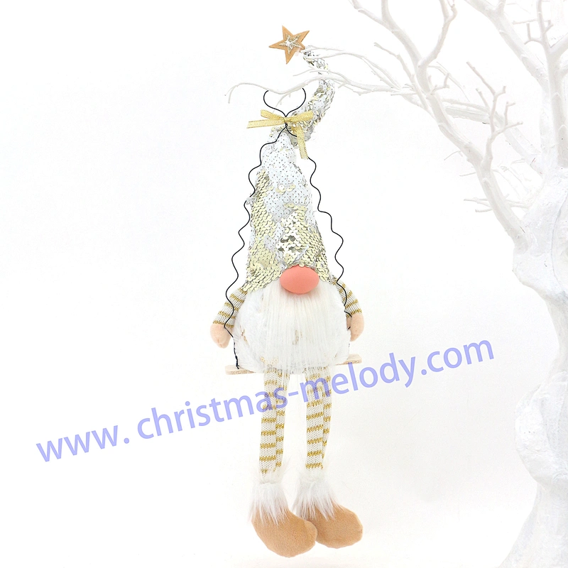 55cm  Golden swing with light big nose Elf