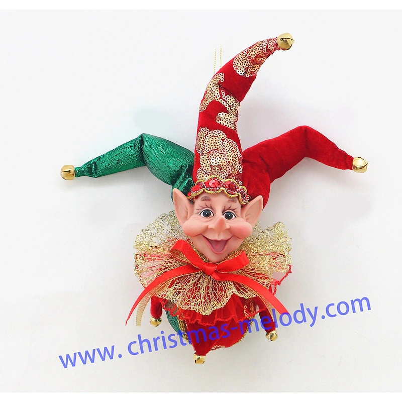30cm elf decoration ball with long nose