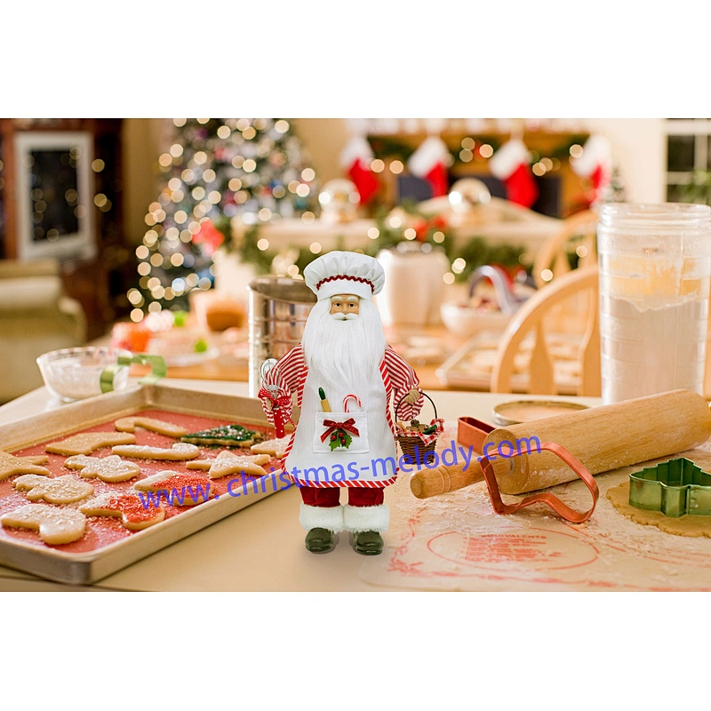 45-60cm cooking santa Claus