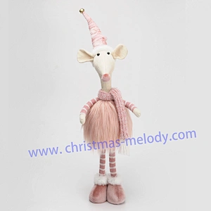 70cm  Pink pointed hat mouse