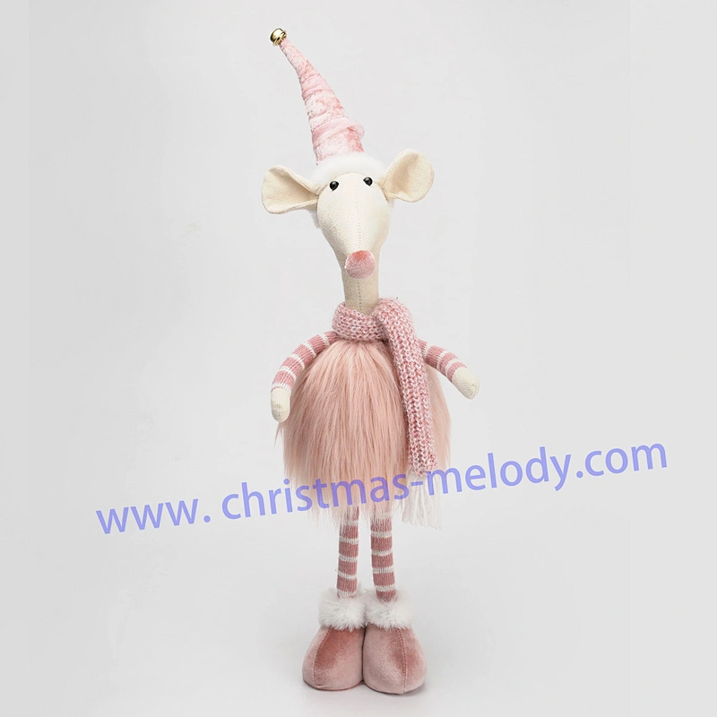 70cm  Pink pointed hat mouse