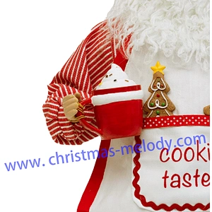 45cm Cooking Santa Claus