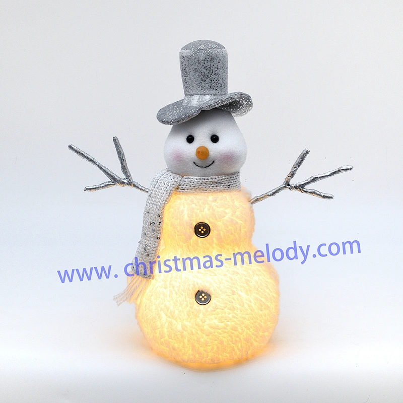 30cm  Snowmen with light and music