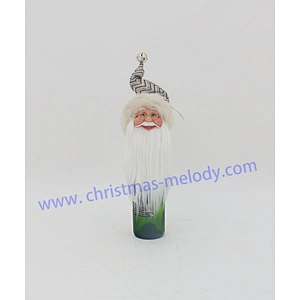 Santa Claus head tree topper