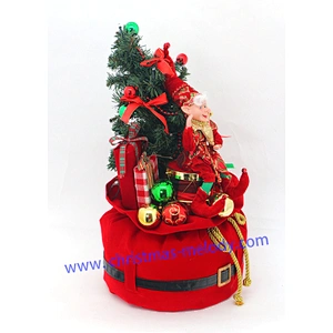 Lighted gift bag with Elf
