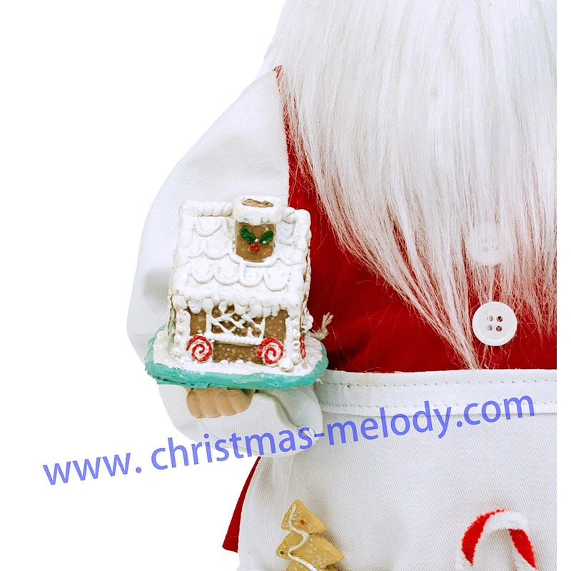 45cm Cooking Santa Claus