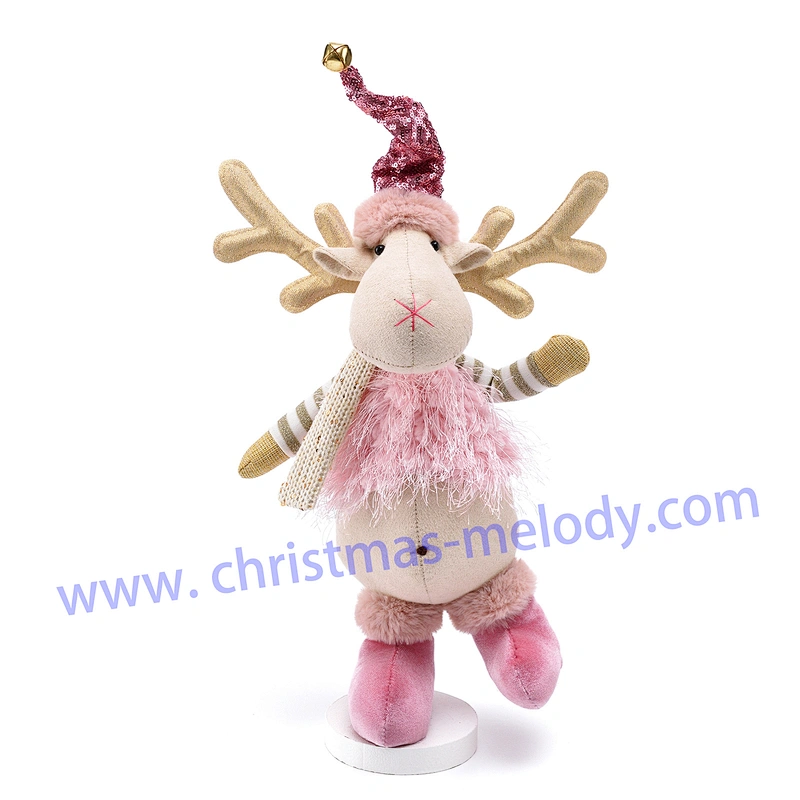45cm  Pink AB Christmas deer