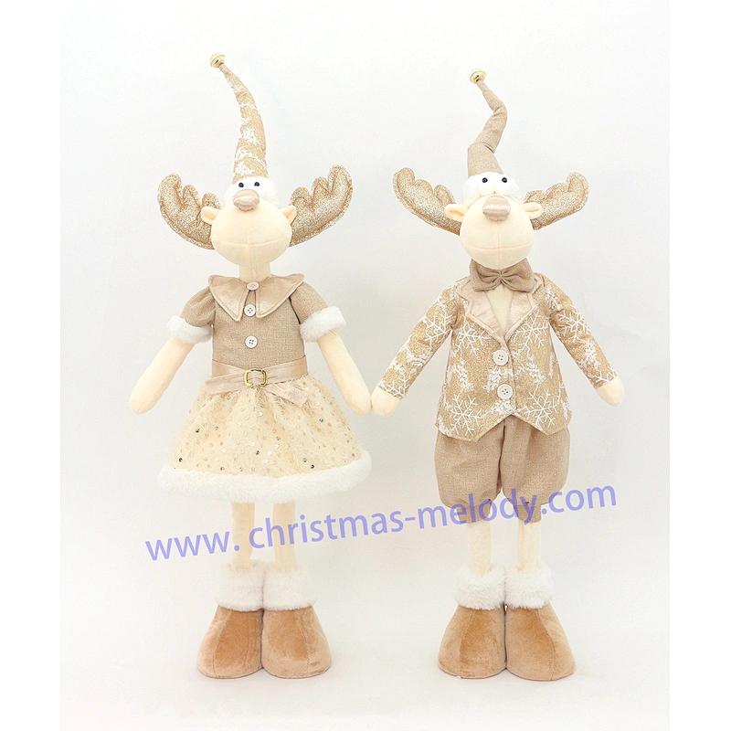 85cm  Suit gold stretch deer