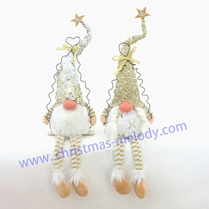 55cm  Golden swing with light big nose Elf