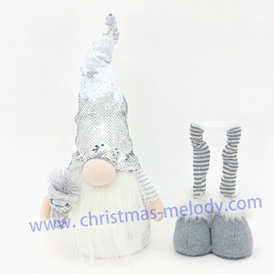 60cm  Grey stand with light big nose Elf