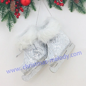 20*20cm Ice skate wreath  ice skate door hanger  ice skate decor