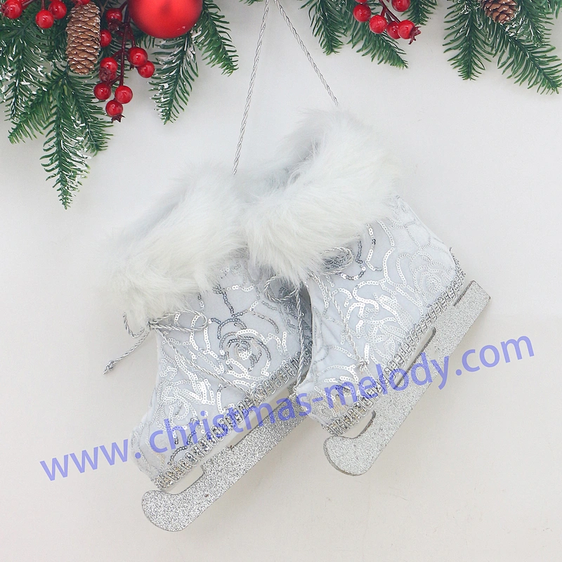 20*20cm Ice skate wreath  ice skate door hanger  ice skate decor