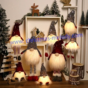 90cm  Stand with light big nose Elf