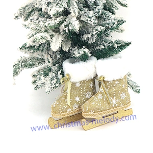 20*20cm Ice skate wreath  ice skate door hanger  ice skate decor