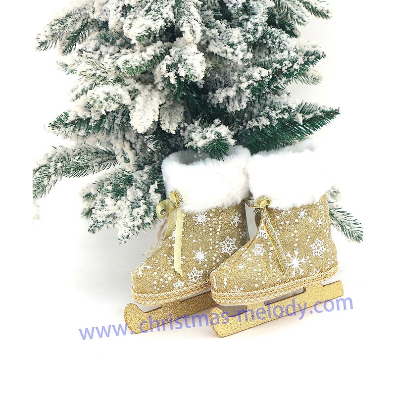 20*20cm Ice skate wreath  ice skate door hanger  ice skate decor