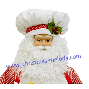 45cm Cooking Santa Claus