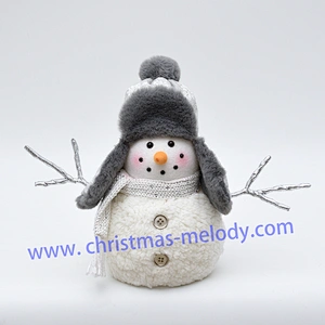 24cm  Snowmen with light and music