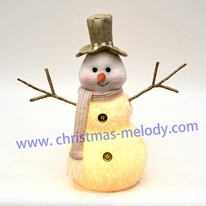 30cm  Snowmen with light and music