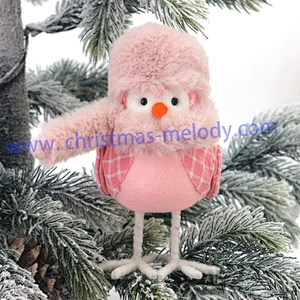 17cm  Pink hat bird