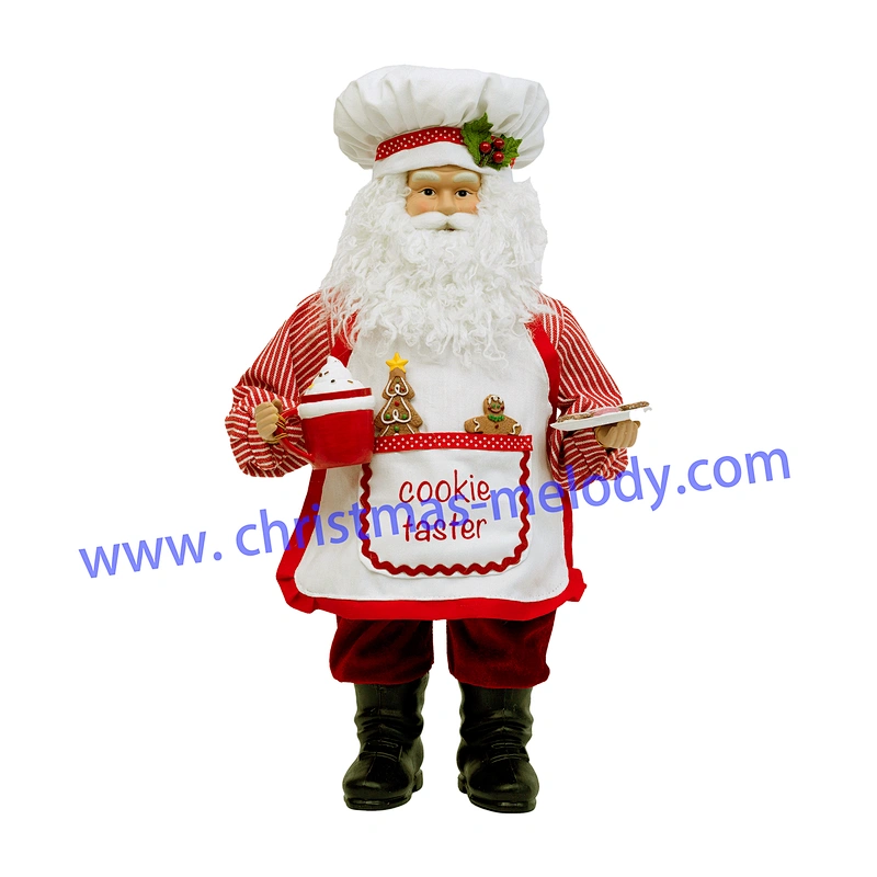 45cm Cooking Santa Claus