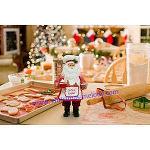 45cm Cooking Santa Claus