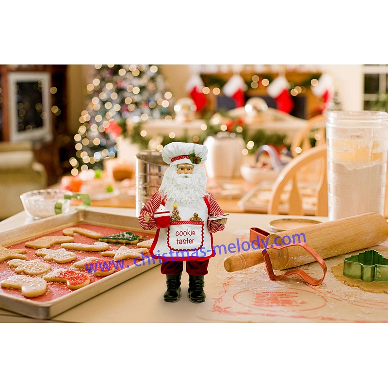 45cm Cooking Santa Claus
