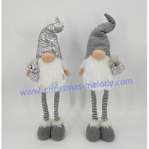 60cm  Grey stand with light big nose Elf