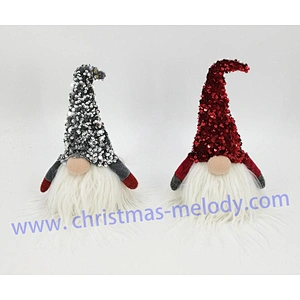 20cm  Big nose fairy with red and gray lights